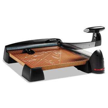 X-ACTO® 12-sheet Laser Guillotine Trimmer, 2" Cut Length, Wood Base, 12 X 12 freeshipping - TVN Wholesale
